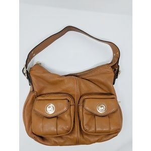 Michael Kors | cognac leather shoulder bag